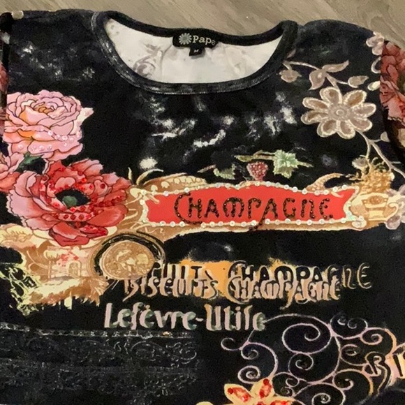 ๐3/$15 ๐ PAPA medium mesh sleeve tshirt. 100% cotton. - Picture 5 of 6